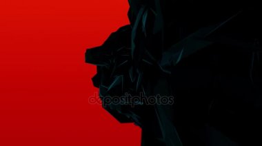 renk arka plan 4k döngü malzeme tasarımına animasyon 3D siyah soyutlama