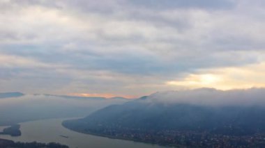 Güzel hava panoramik plaj Nice şehir