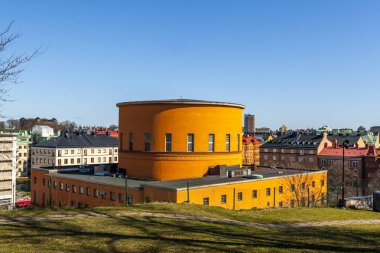 tarihi kent Stockholm'de sokak görünümü