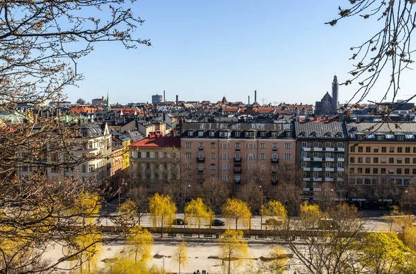 Зору Старого Міста Вулиці Стокгольмі — стокове фото
