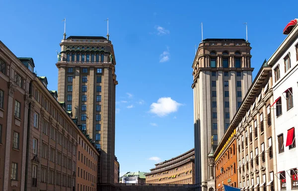 Vista de la calle del casco antiguo en Estocolmo —  Fotos de Stock