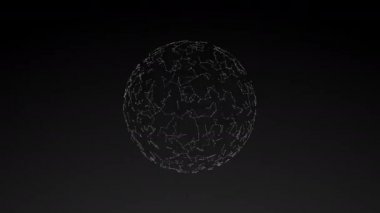 modelin kürenin, soyut geometrik kompozisyon