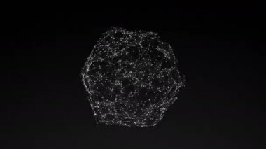 3d nesne, soyut geometrik kompozisyon modeli