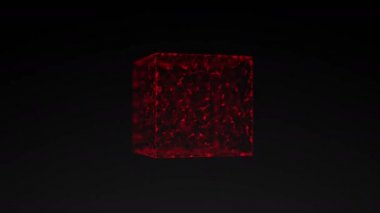 Geometrik animasyon soyut bilgisayar oluşturulan