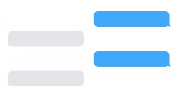 Escribir mensajes en el chat móvil — Vídeos de Stock