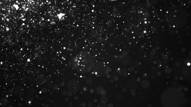 parlayan parçacıklar, yıldız ve köpüklü akış