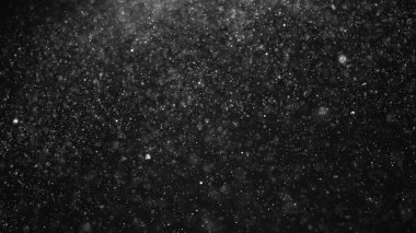 parlayan parçacıklar, yıldız ve köpüklü akış