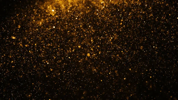 Particules brillantes, étoiles et flux scintillant — Photo