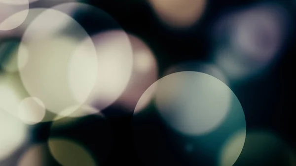 Glowing particles, bokeh flow — Stock Photo, Image