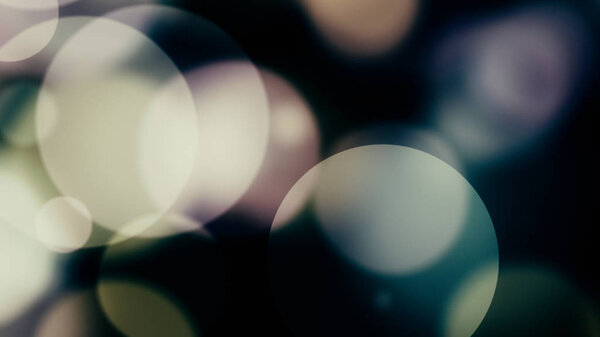 glowing particles, bokeh flow