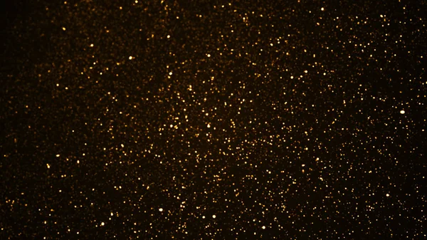 Parlayan parçacıklar, yıldız ve köpüklü akış — Stok fotoğraf