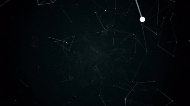 geometrik soyutlama uçuşta animasyon