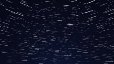 gece çarpıcı yıldız izi gökada