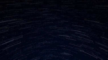 gece çarpıcı yıldız izi gökada