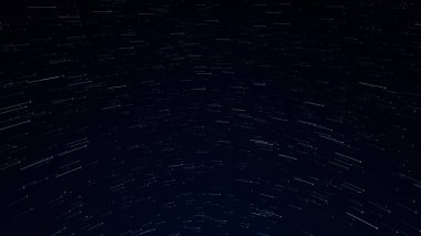 gece çarpıcı yıldız izi gökada