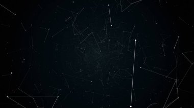 geometrik soyutlama uçuşta illüstrasyon
