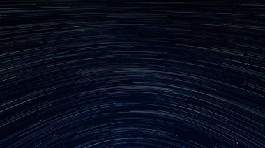 gece çarpıcı yıldız izi gökada