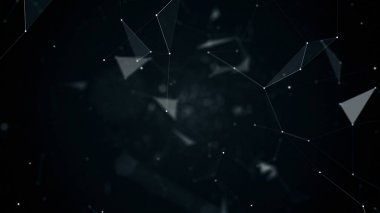 geometrik soyutlama uçuşta illüstrasyon