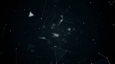 geometrik soyutlama uçuşta illüstrasyon