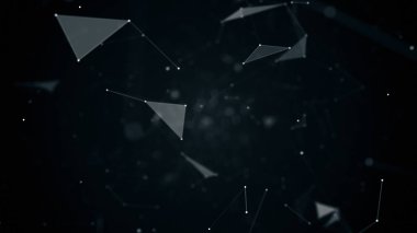 geometrik soyutlama uçuşta illüstrasyon