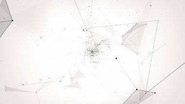 geometrik soyutlama uçuşta illüstrasyon