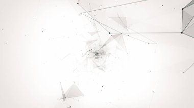 geometrik soyutlama uçuşta illüstrasyon