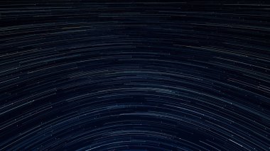 gece çarpıcı yıldız izi gökada