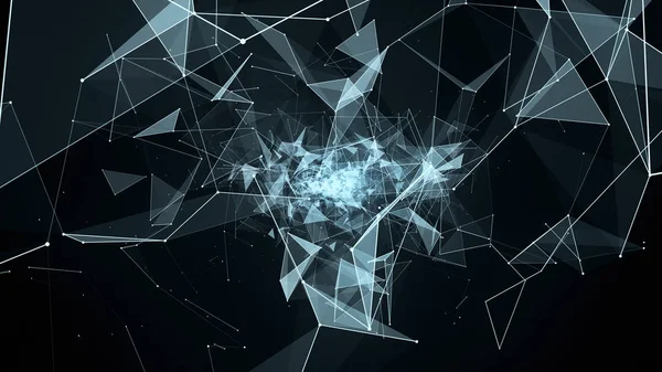 geometrik soyutlama uçuşta illüstrasyon