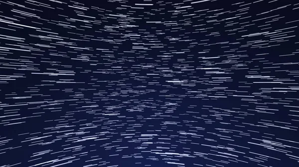 Sternenspur-Galaxie in atemberaubender Nacht — Stockfoto