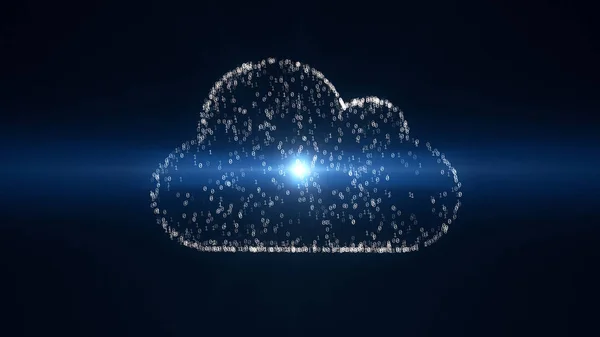 Concepción de computación en nube — Foto de Stock