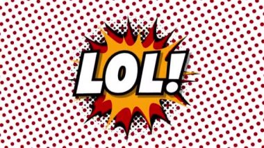 Lol - animasyon çizgi stilini konuşma balonunda Word'de