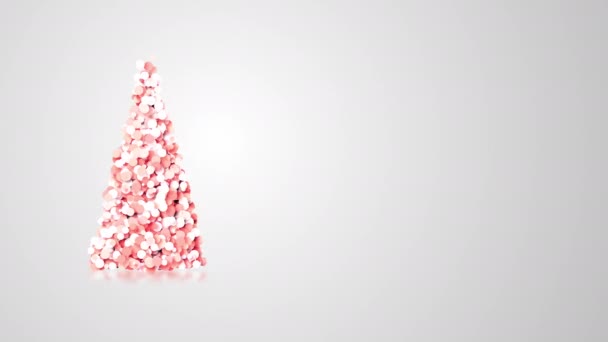 Frohe Weihnachten Gruß-Grafikkarte — Stockvideo