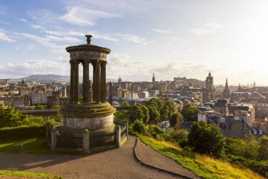 Nelson Anıtı 'ndan Edinburgh' un gerçek görüntüsü
