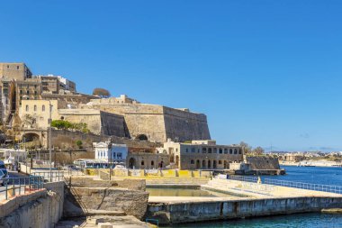 Valletta antik surları, büyük liman Malta