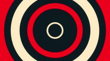 Daire figürleri kameraya doğru hareket ederek tünel etkisi yaratıyor