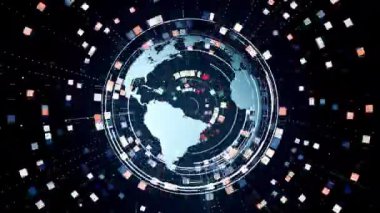 bir çok şekildeki teknik arkaplan yer haritası ile noktalanır