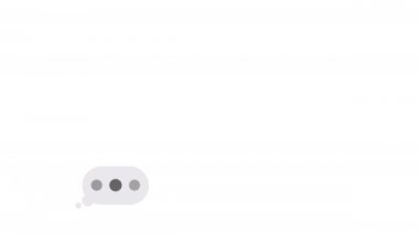 Text typing in a messenger and receive messages