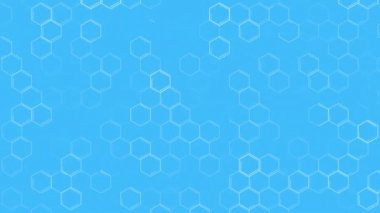 scientific chemistry background from hexagons