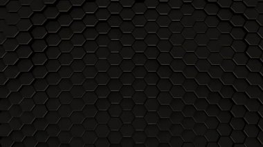 3D canlandırma, soyut altıgenler geometrik yüzey arka ışıklandırması