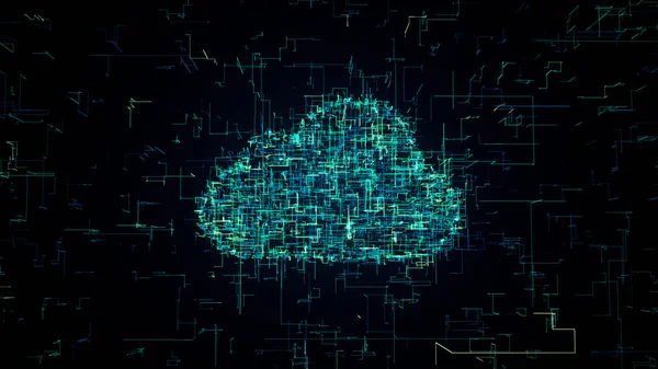 Cloud Technology Illustration Symbol Technologies — Stock Photo, Image