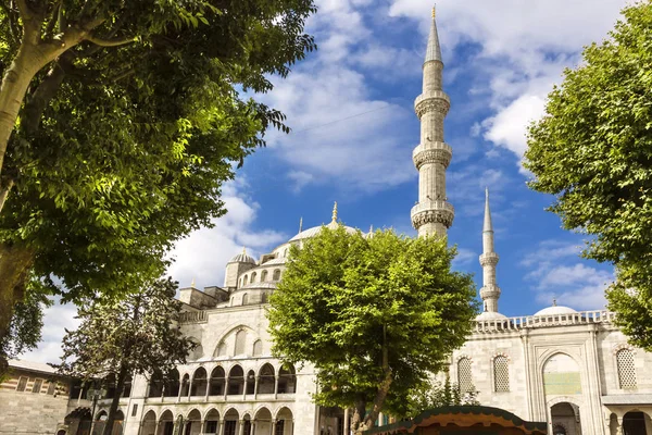 Türkiye'nin görülecek. Istanbul'da Sultanahmet Camii. Ünlü Türk Anıtı.