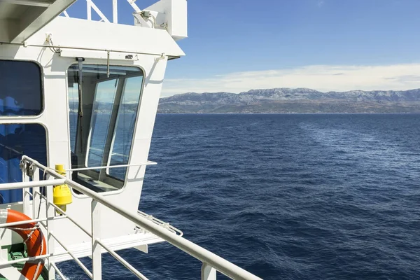 Hırvatistan'ın görülecek. Arasında bölünmüş cruise ve Hvar adası. Hırvat cennet. — Stok fotoğraf