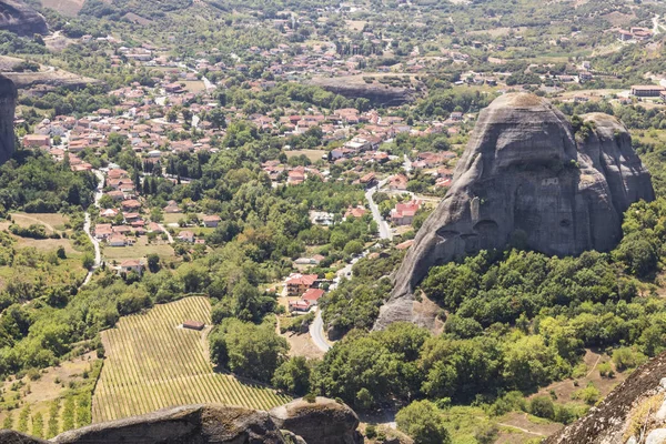 Meteora Largest Most Famous Built Complexes Eastern Orthodox Monasteries Greek — Stock Photo, Image