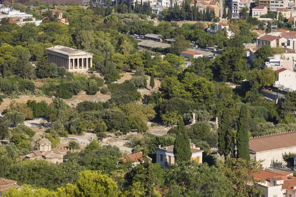 Veduta Atene Dall Acropoli Luoghi Famosi Atene Capitale Della Grecia — Foto Stock