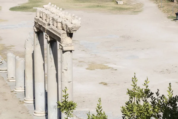 Näkymä Roman Agora Ateenassa Kuuluisia Paikkoja Ateenassa Kreikan Pääkaupunki Muinaiset — kuvapankkivalokuva