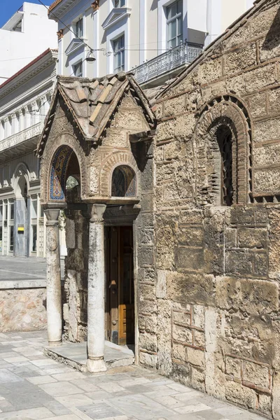 Blick Auf Die Kirche Panagia Kapnikarea Athen Berühmte Orte Athen — Stockfoto