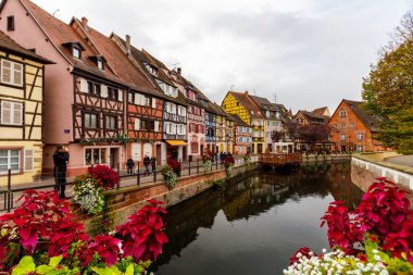 Colmar, Alsace Fransa güzel kanal