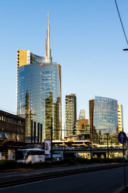 Modern mimarisi, Milan bir binada. İtalya 05.05,2017