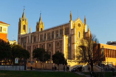 La Seu, Palma de Mallorca, İspanya 29.12,2016 Gotik Ortaçağ Katedrali