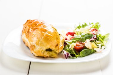 puf böreği ıspanak tavuk göğsü dolması